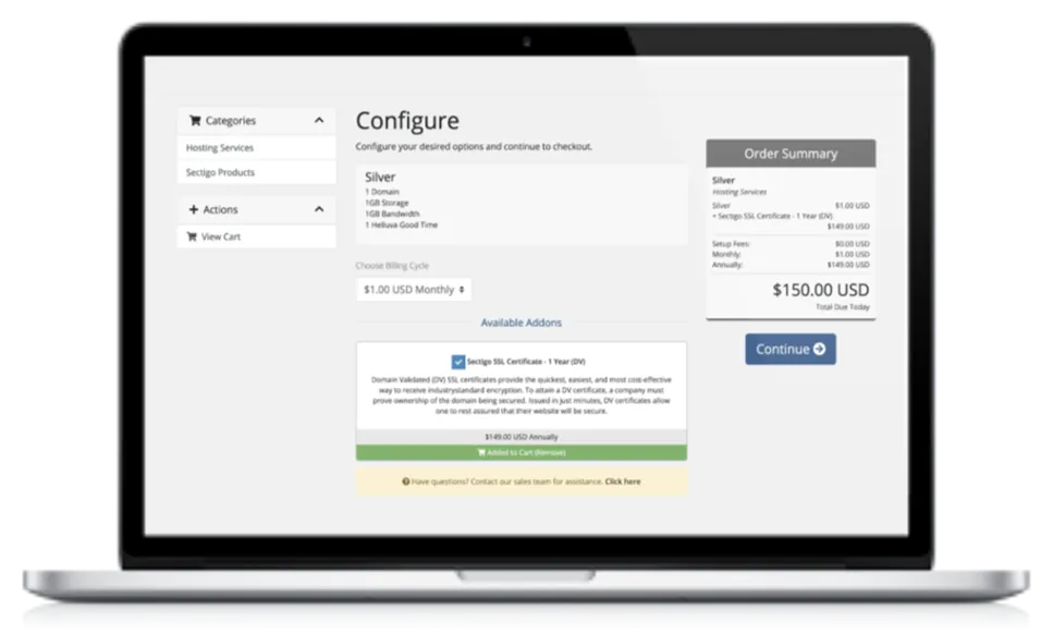 Zero touch SSL screen